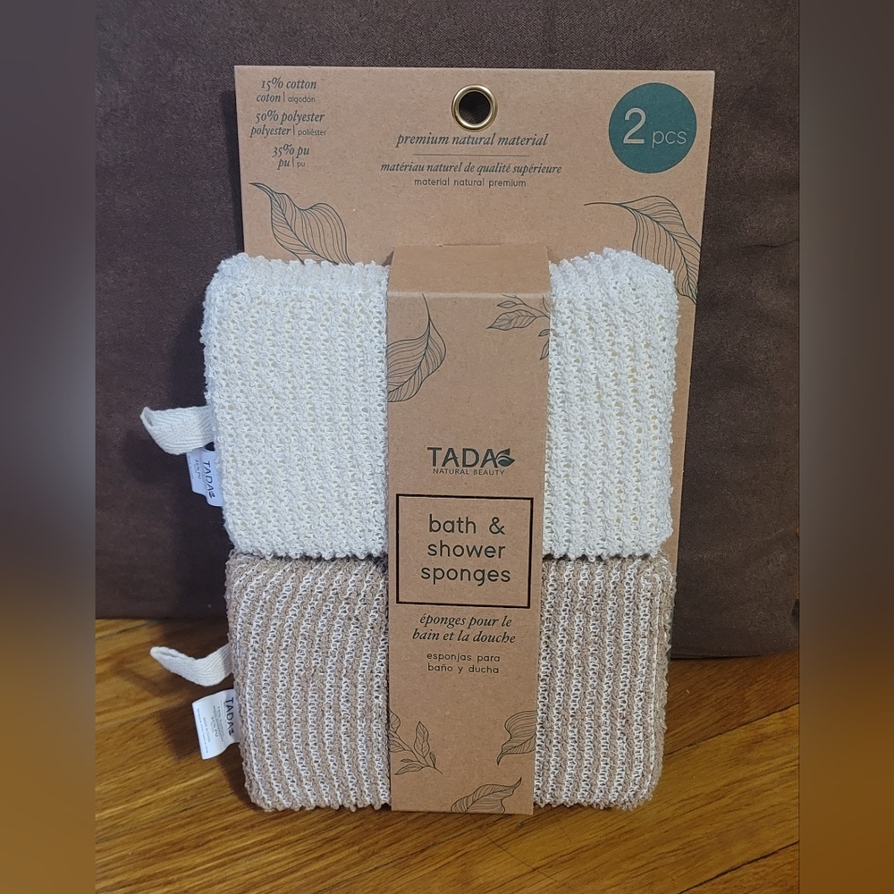 TADA Bath & Shower Sponges Set